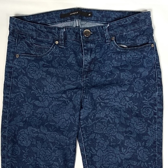 Final$⬇️ Harper printed skinny jeans size 28 - Picture 2 of 5
